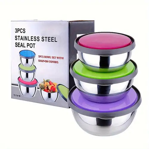 3 Pcs Food Container Set β Airtight, Leak Proof & Durable