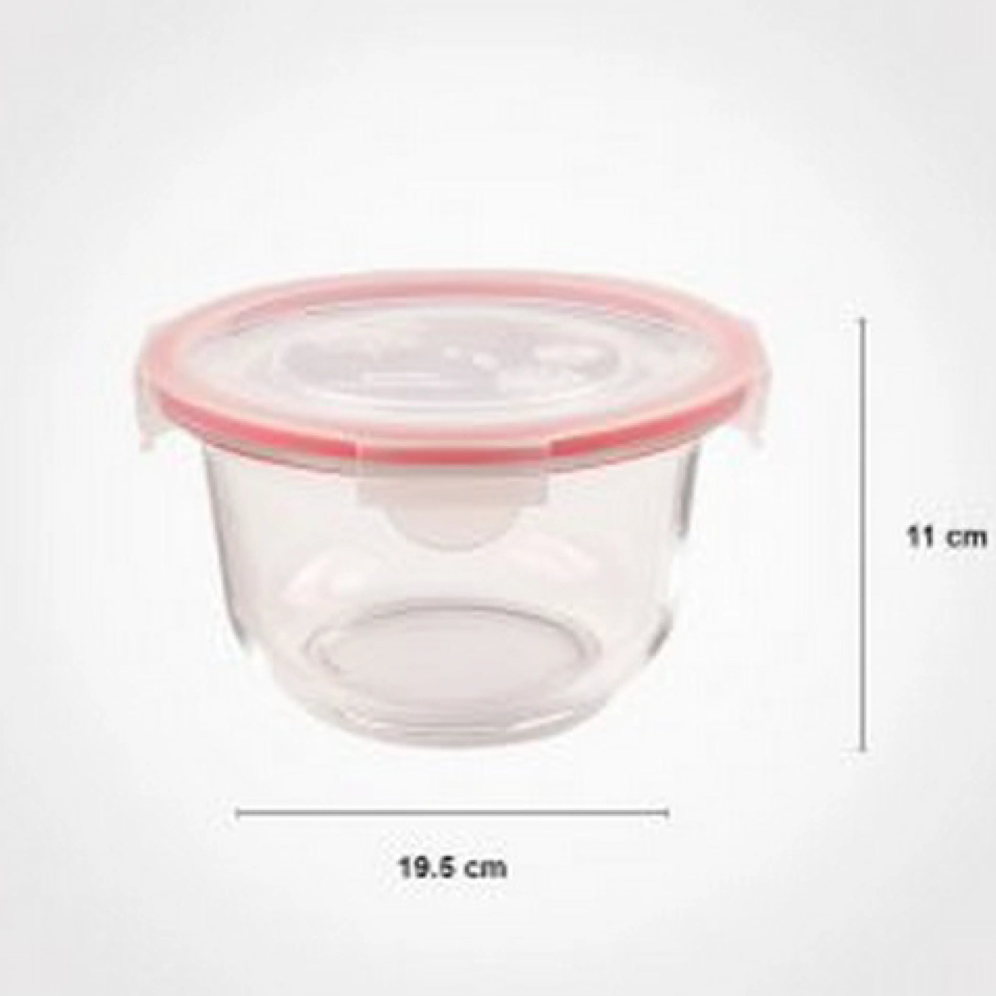 Glass Bowls With Lid 1.2LTR