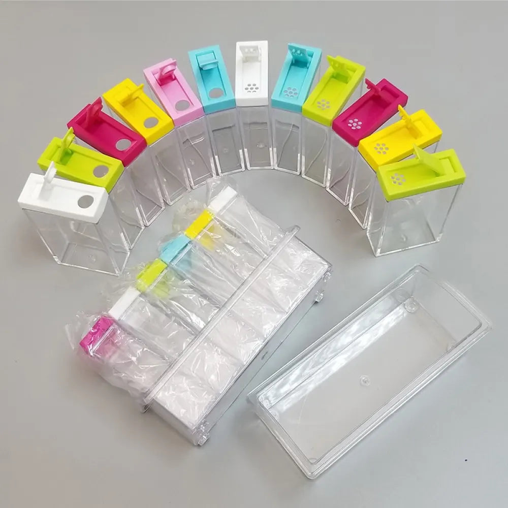 Seasoning Box Transparent Spice Jar Set