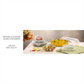 4 Pcs Glass Storage Box Container Set