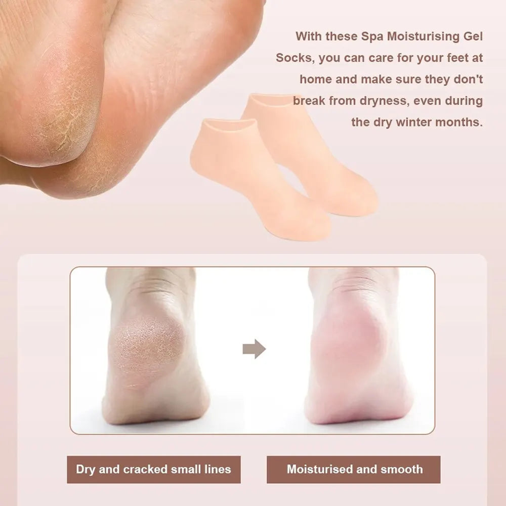 Moisturizing Silicone Socks/Gloves - 1 Pair