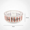 Printed Glass Jar 3 Pcs Set