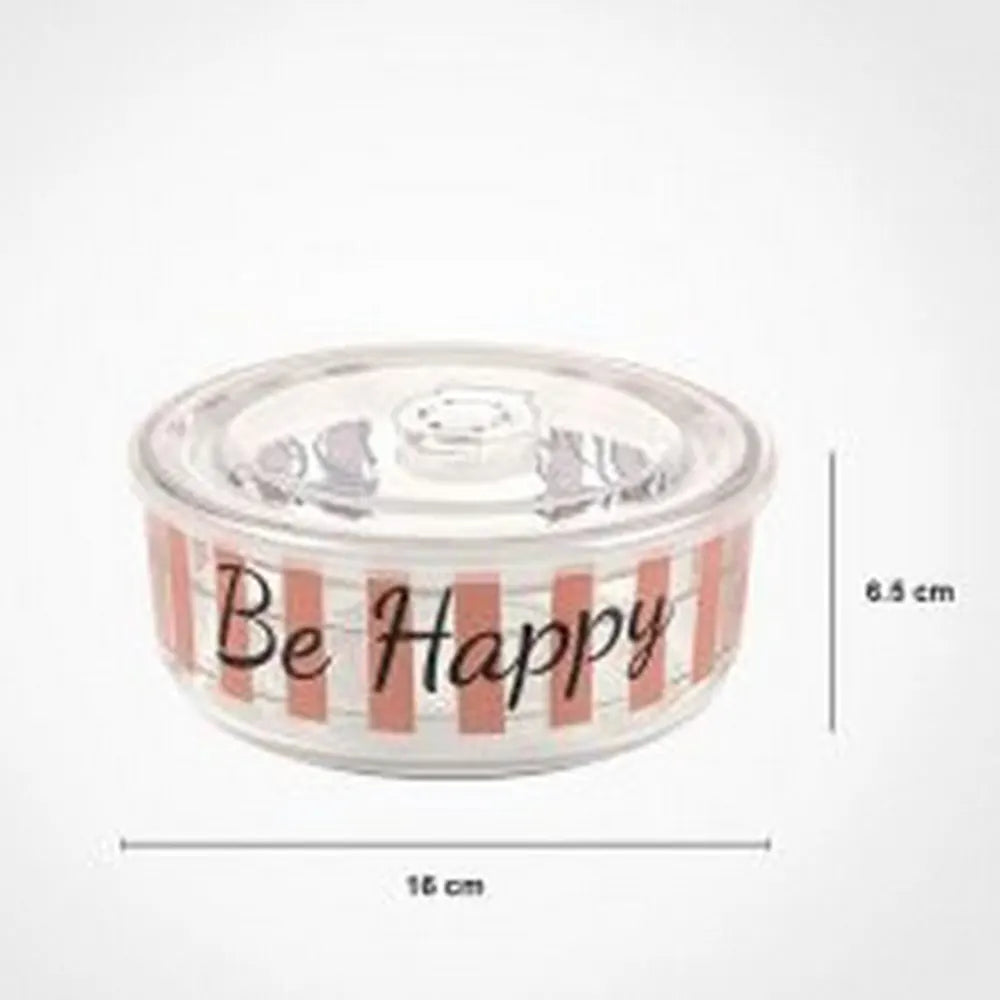 Printed Glass Jar 3 Pcs Set