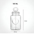 Glass Jar 500 ML Medium Size