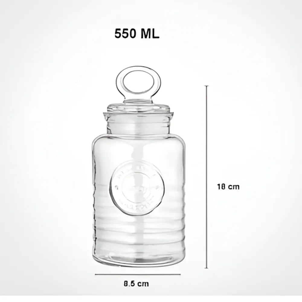 Glass Jar 500 ML Medium Size