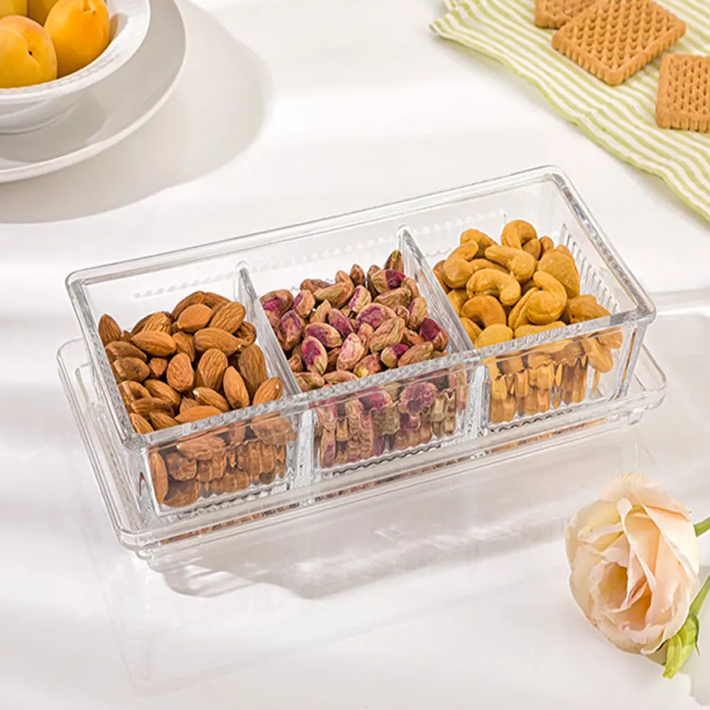 DIVIDED SNACK TRAY
