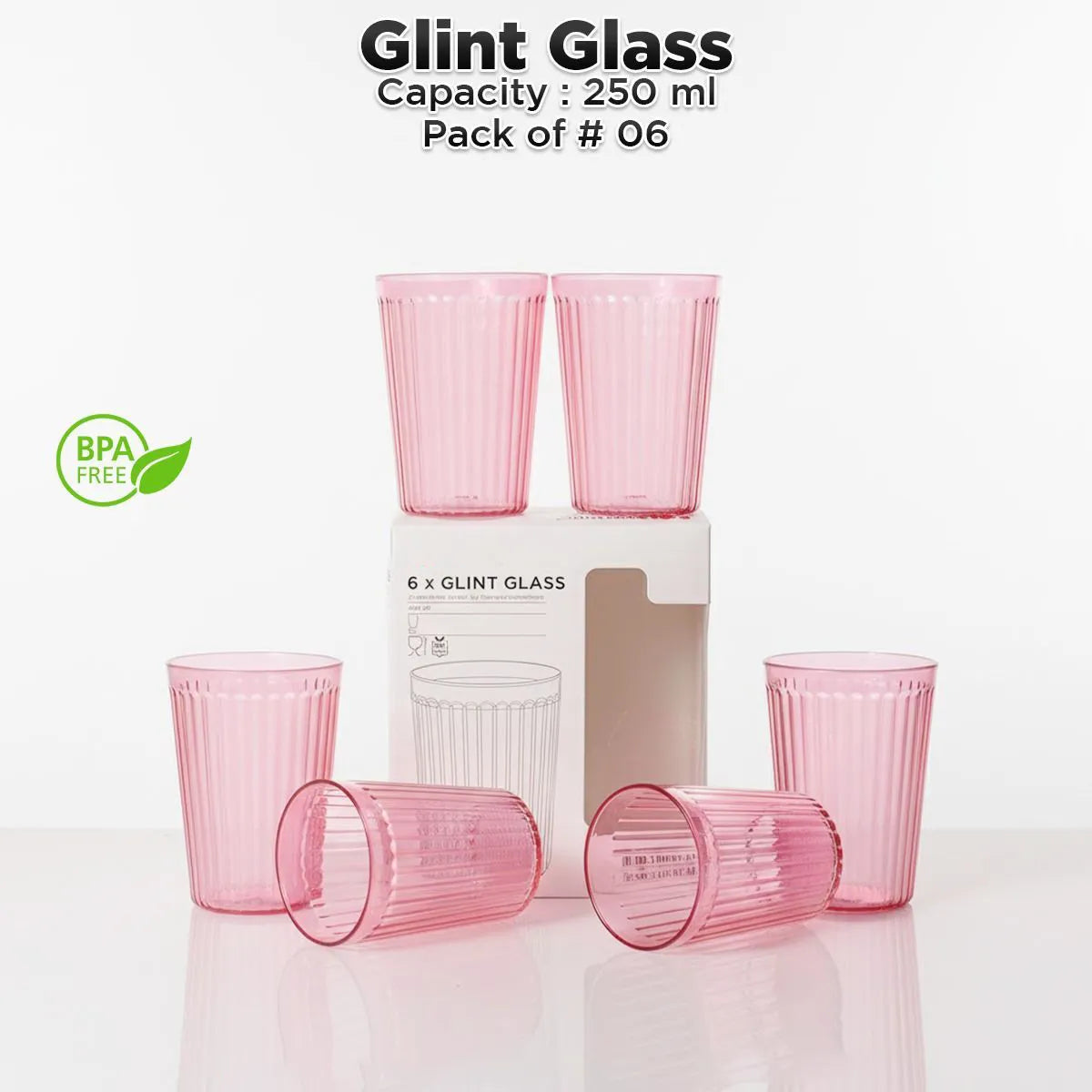 Glint Glass (6 Pcs Pack)