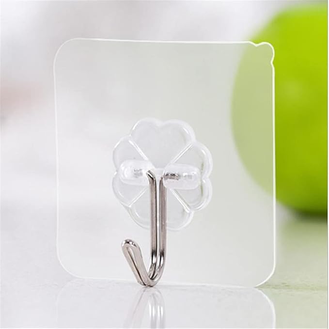 Transparent Strong Hooks Suction Heavy Load Rack & Cup Sucker 10 Pcs Set