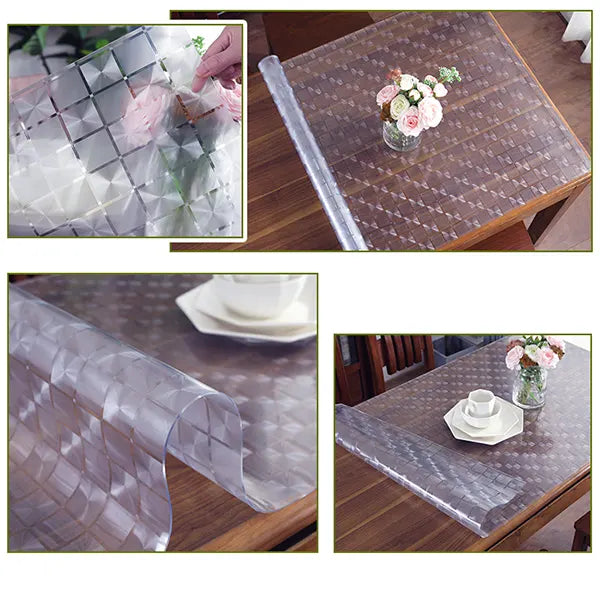 Soft Table Matt Flower Design Waterproof