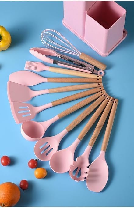 Wooden Handle Non-Stick Spatula