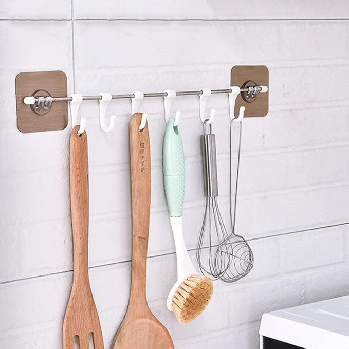 Steel Rod Wall Mounted Kitchen Hanger