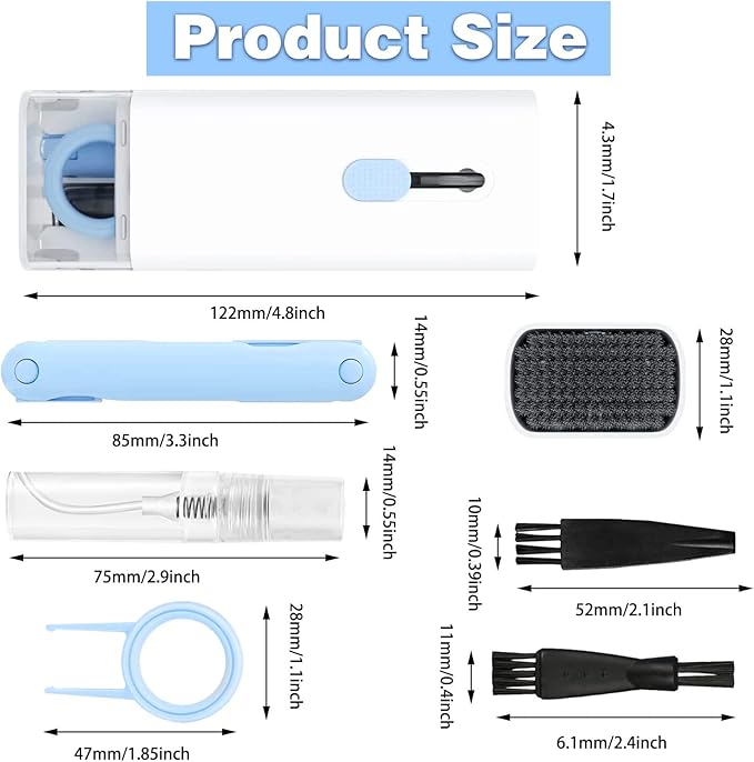 Tools Computer Cleaning 7-in-1 Airpods Brush Cleaning Keycap Camera Ipad Cleaner Screen Keyboard Phone Pen Kit Cleaning Puller