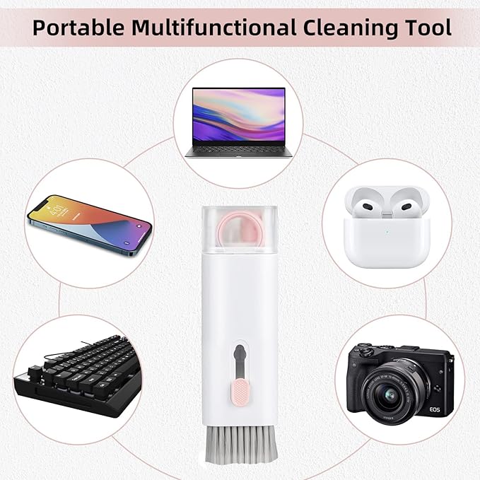 Tools Computer Cleaning 7-in-1 Airpods Brush Cleaning Keycap Camera Ipad Cleaner Screen Keyboard Phone Pen Kit Cleaning Puller