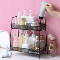 Stainless Steel Double Layer Storage Rack