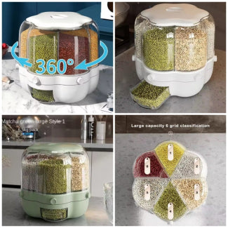 Large 10kg Cereal Dispenser for Grains, Rice & Cereal