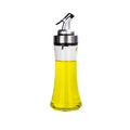 Transparent Glass Press Oil & Seasoning Bottle - 200 ML