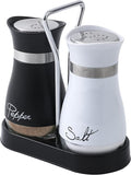 Salt & Pepper Set – Transparent Glass Spice Dispensers