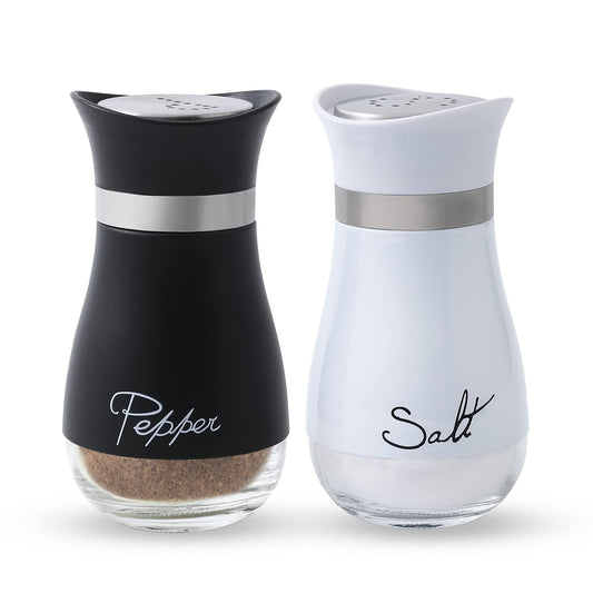Glass Salt and Pepper Shaker Set