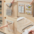 Hanging Mesh Trash Bag Holder – Reusable & Space-Saving