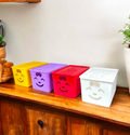 Smiley Basket With Cap Plastic 1 Pcs