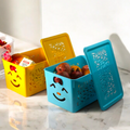 Smiley Basket With Cap Plastic 1 Pcs