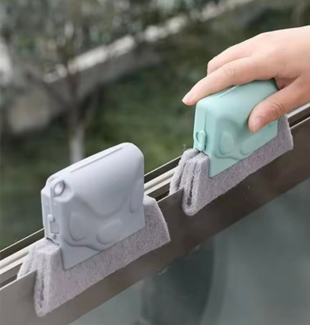 Creative Window Groove Cleaning Cloth Window Cleaning Brush Windows Slot Cleaner Brush Clean Window Slot Clean Tool