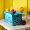 Smiley Basket With Cap Plastic 1 Pcs