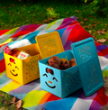 Smiley Basket With Cap Plastic 1 Pcs