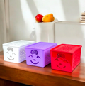 Smiley Basket With Cap Plastic 1 Pcs