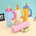 40oz Travel Tumbler with Straw – Fits Car Cup Holders