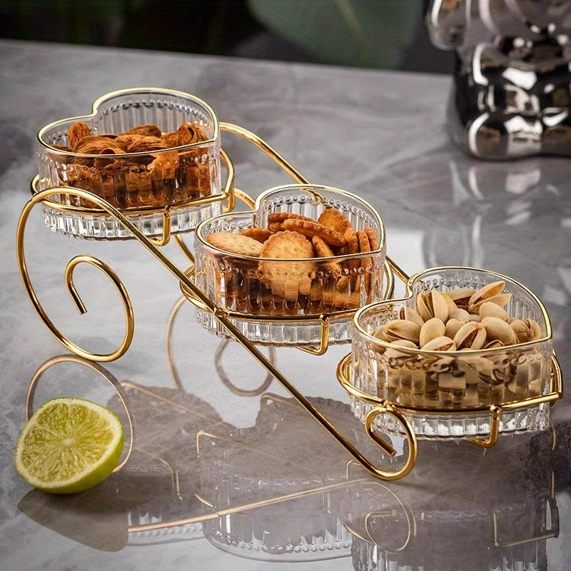 Multi-Purpose Serving Stand with Glass Bowl