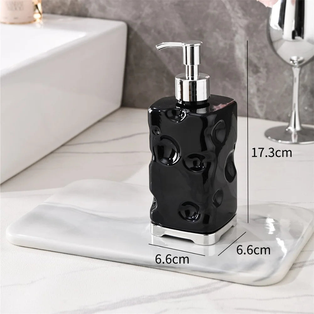 Plastic Soap Dispenser – Refillable Pump Bottle for Home