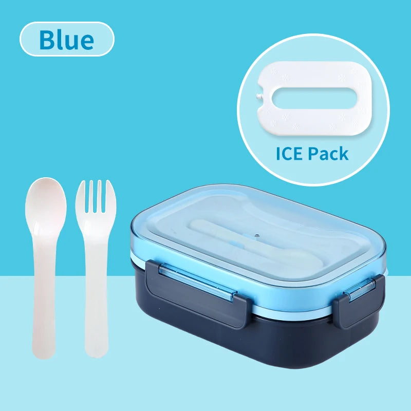 Durable 3 Compartment Lunch Box for Meal Prep & Portion Control