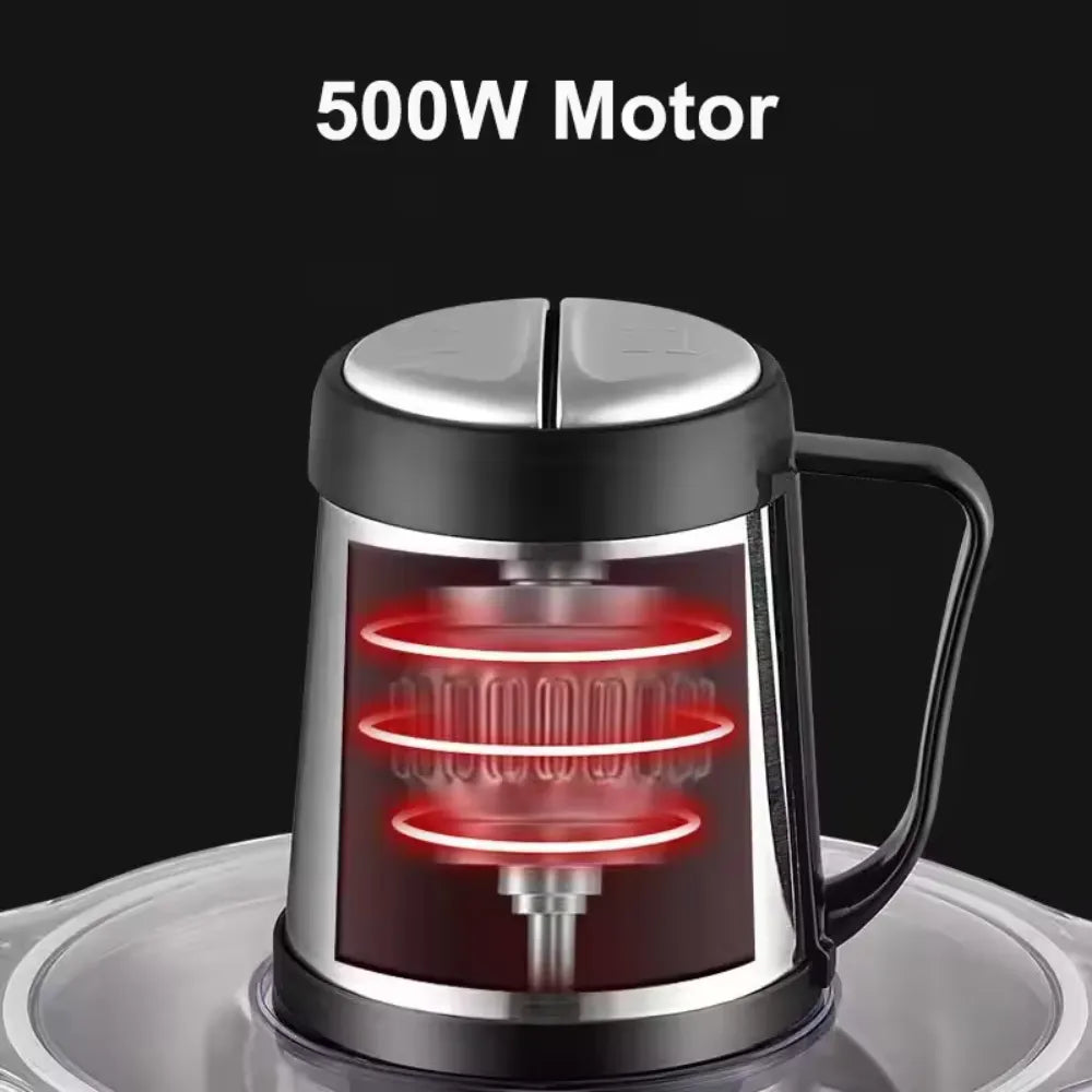 Silver Crest 3 Litre Household Stainless Steel Meat Grinder Blender Chopper