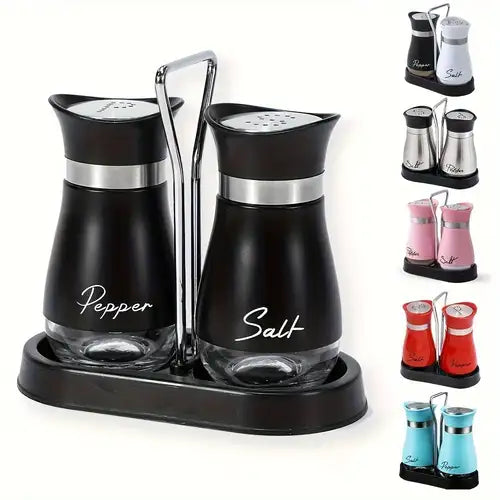 Glass Salt and Pepper Shaker Set