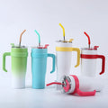 40 oz Vacuum Insulated Tumbler With Straw Lid & Handle