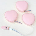 Mini Flexible Ruler – Cute Heart Shaped Measuring Tape