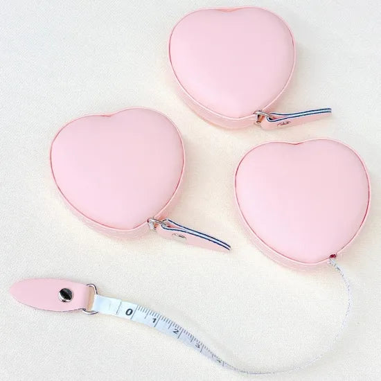Mini Flexible Ruler – Cute Heart Shaped Measuring Tape