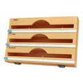 Wrap Dispenser 3-in-1 Wooden Cutter for Foil & Paper