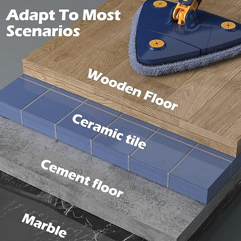 Triangle Mop 360 Rotatable Extendable Adjustable