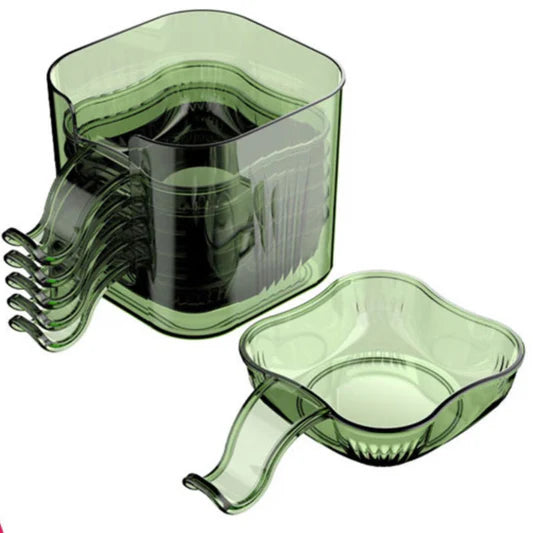 Clear Sauce Dip Bowls Set of 6 – Ideal for Condiments