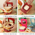 DIY Sandwich Cutter & Sealer Tool | Uncrustables Maker Set