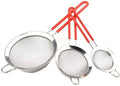 Stainless Steel Strainer Set – 3 Sizes for All Tasks