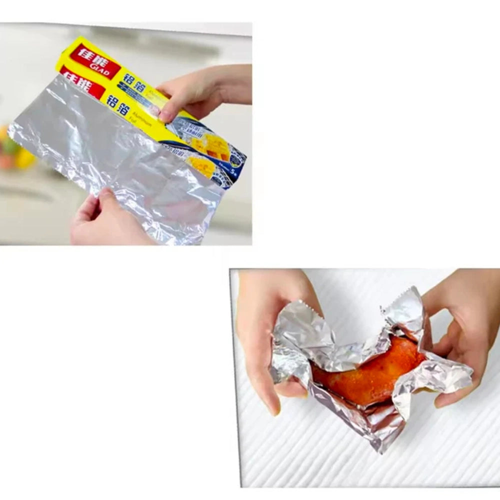 Tin Foil Air Fryer Household Baking Food Grade Service Industry Cooking Barbecue Grill Barbecue Aluminium Foil