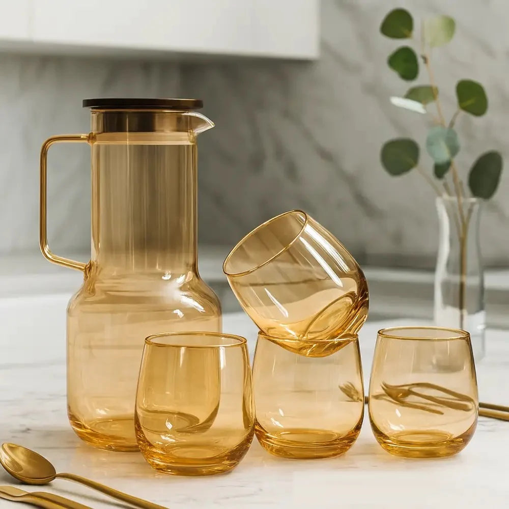 Premium 6-Piece Drinking Glass Set – Elegant & Everyday Use