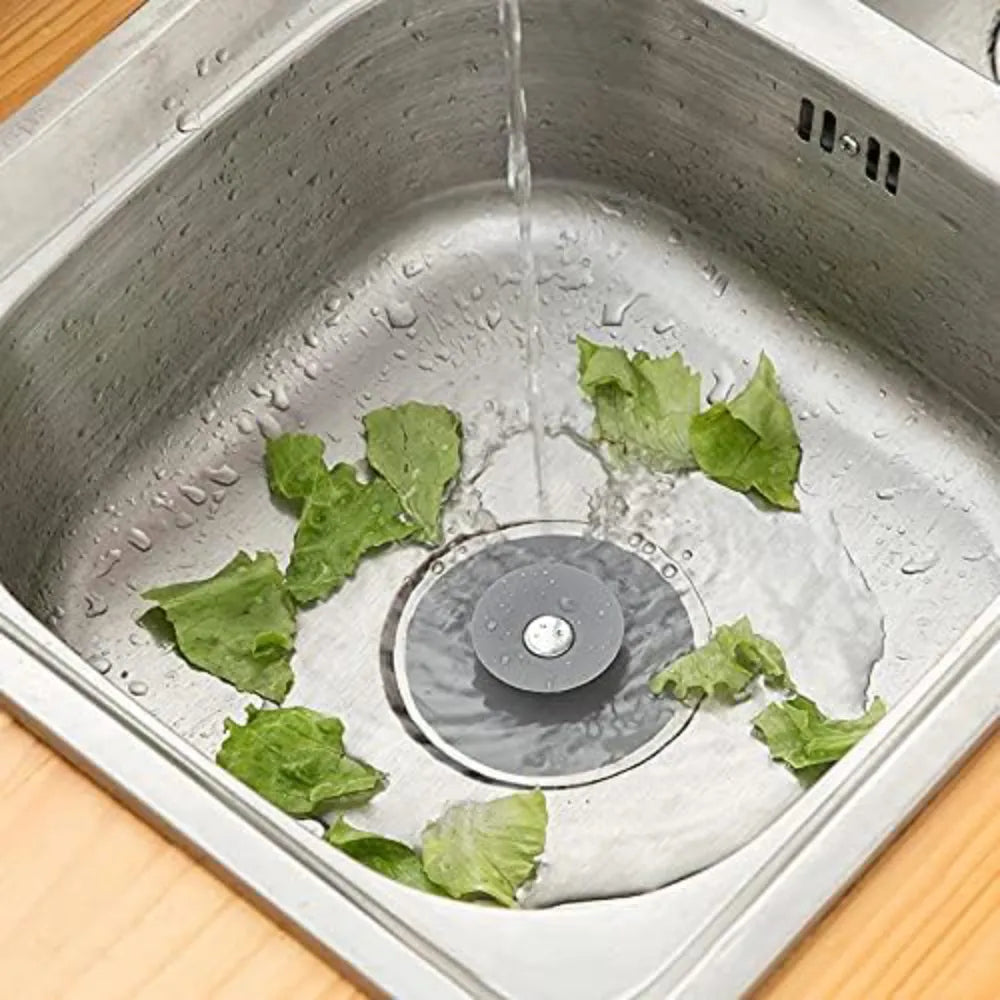Silicone Sink Drainer Kitchen Bathroom Anti-Clogging Filter Floor Drain Cover