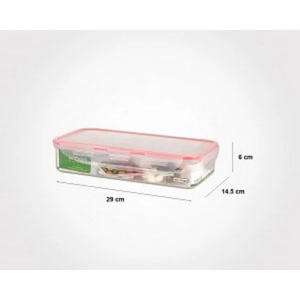 Plastic food Container 4 Section Box 1.8LTR
