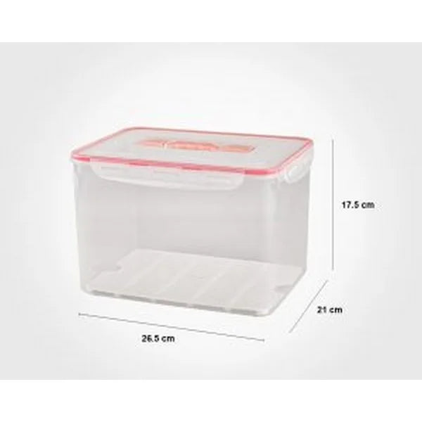 Four Lock Container With Handle 7.5 LTR