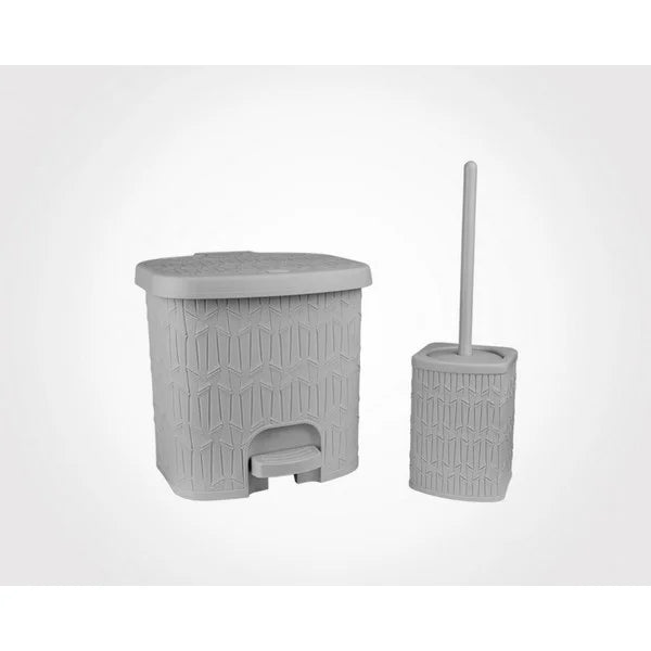 Bamboo Dusatbin & Brush Small Size