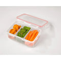 Plastic food Container 3 Section Box